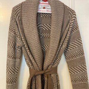 Bebe long sleeve cardigan sweater medium